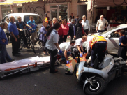 بالصور: اصابة متوسطة لمسنّة بحادث دهس بالقرب من مسجد النزهة بمدينة يافا